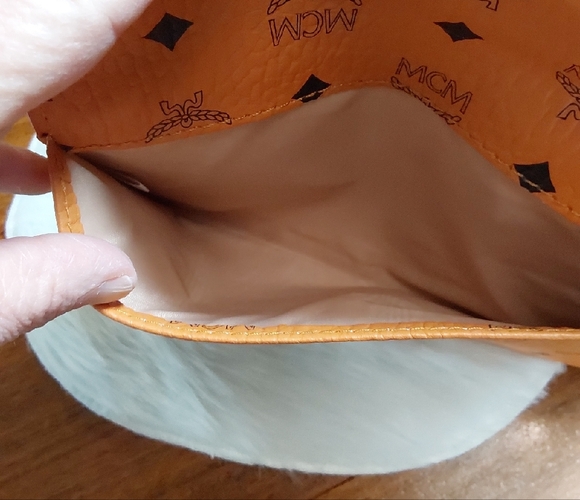 MCM Cognac Monogram Clutch - Picture 2 of 6